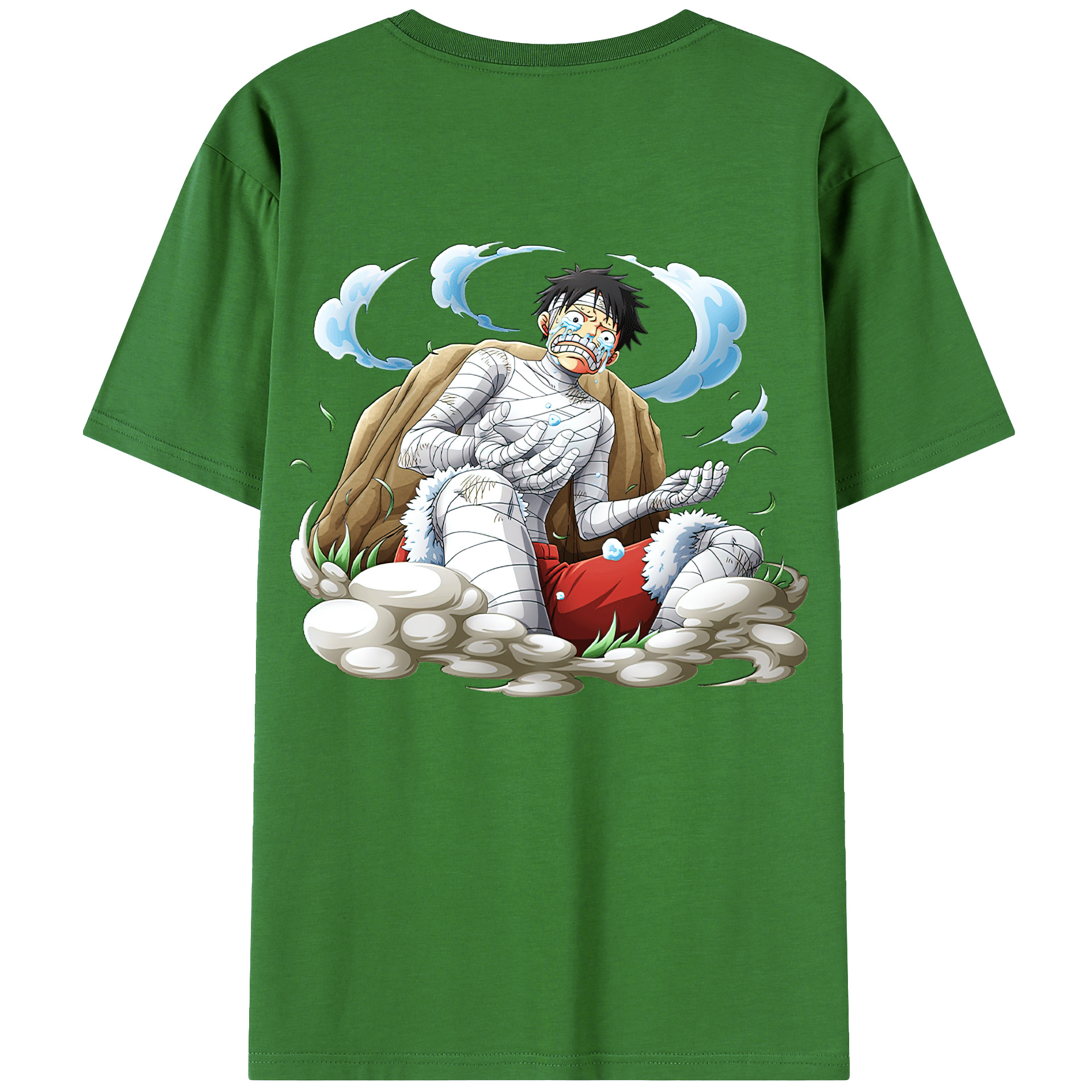 ワンピース モンキー・D・ルフィ ONE PIECE Monkey D. Luffy レディース半袖Tシャツ(バックプリント)